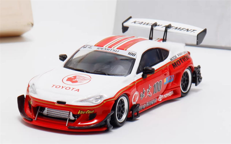 1:64 Volkswagen/Honda T1/GR86 Idemitsu 100 BSC DIECAST Civil Car Model