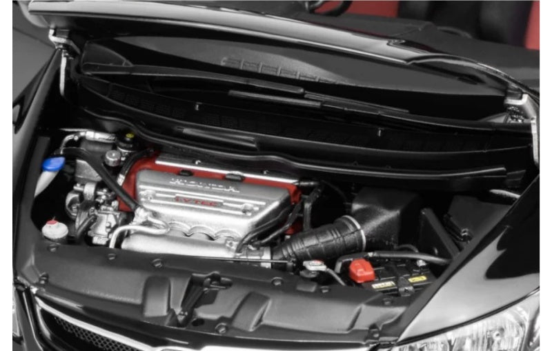 1:18 Honda Civic Type R FD2 Late Version MotorHelix Limited Edition 399PCS ONLY Crystal Metal Black Diecast Model view6