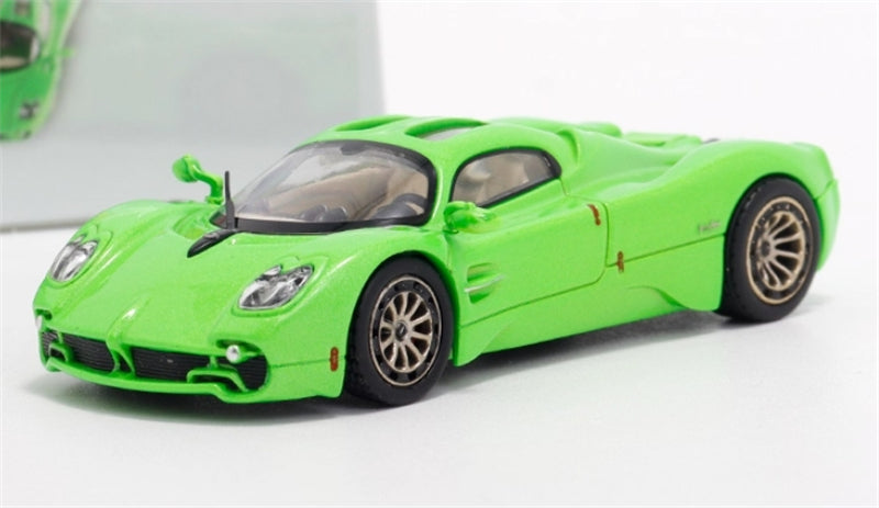 RHINO MODEL Pagani Utopia Ice Green Supercar 1:64 car Pre-built Model view1