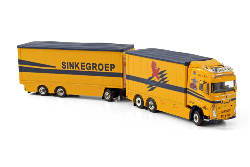 WSI VOLVO FH 4 GLOBETROTTER 6X2 TAG AXLE RIGED COMBI - 6 AXLE RESIN SINKE 1/50 DIECAST Truck Lorry