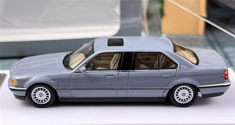 1:64 BMW E38 7 Series L7 96-98 Cement Grey DCM DIECAST Limited Edition 499pcs ONLY Model