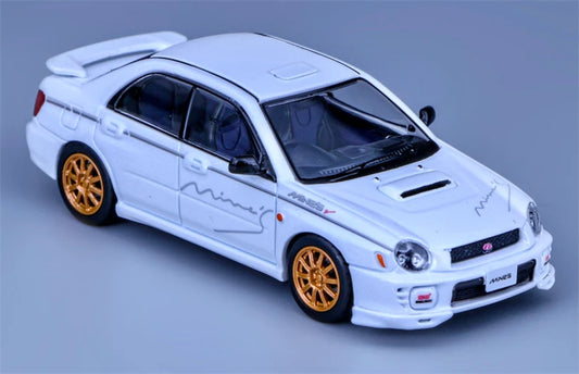 1:64 Subaru Impreza WRX STI 7th Generation Mines Sedan  White Furuya DIECAST Model