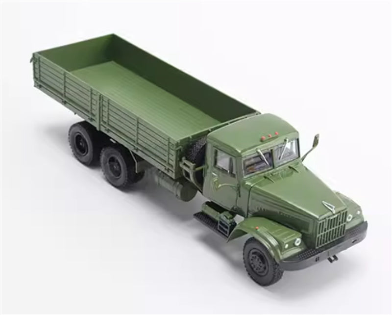 Modimio Soviet second-generation heavy truck KRAZ-257B1 Ukrainian flatbed truck 1:43 Truck Pre-built Airliner Model Display view5