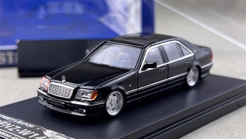 SW Mercedes Benz S600 W140 Black Limited Edition 499PCS ONLY 1:64 car Pre-built Model view1