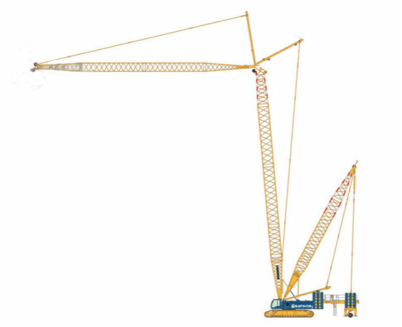 NZG LIEBHERR LR 1300 Crawler Crane with Derrick Sarens Limited Edition 1:50 KIT Truck Lorry