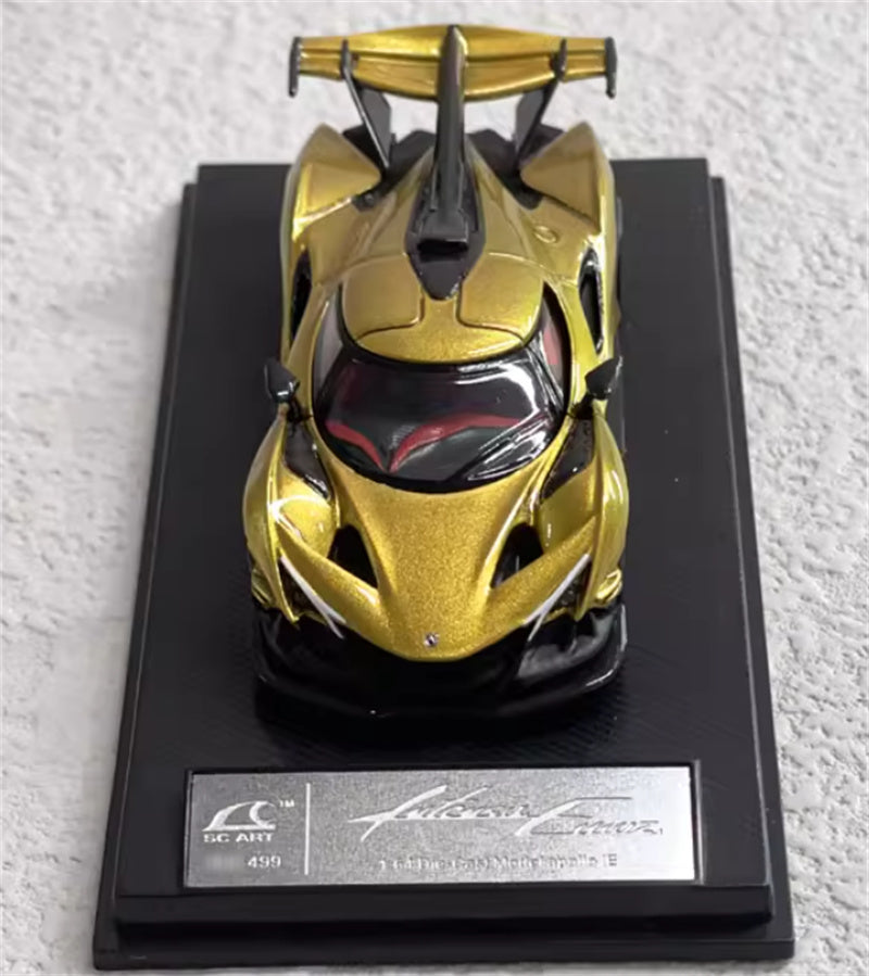 SmallcarsART Apollo IE Supercar gold Limited Edition 499PCS ONLY 1:64 Car Pre-built Model view2