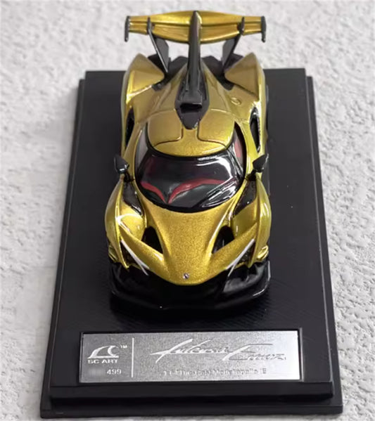 SmallcarsART Apollo IE Supercar gold Limited Edition 499PCS ONLY 1:64 Car Pre-built Model view2