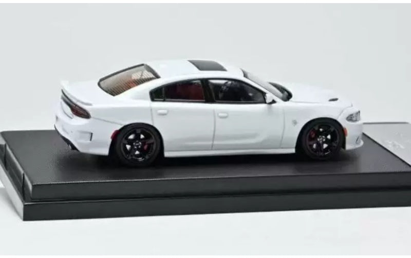 1:64 DODGE Charger SRT  White 7CM MODEL  Limited Edition 599PCS ONLY DIECAST Model