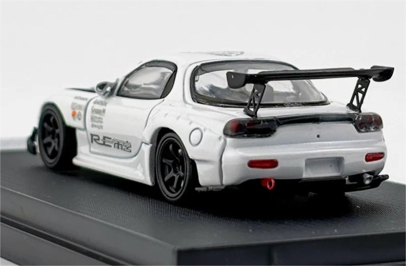 1:64 Mazda RX-7 RE Amemiya‌ White Master DIECAST Model