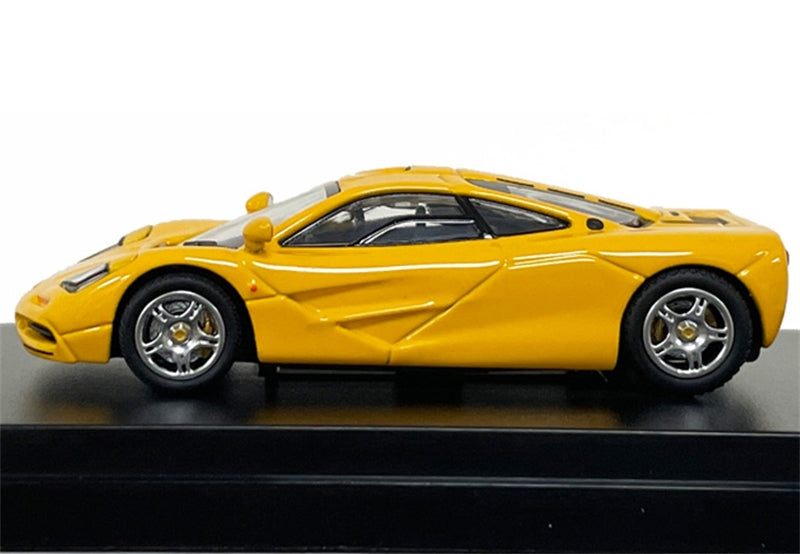 LCD-MODELS Mclaren F1 Super Car Yellow 1:64 car Pre-built Model view6