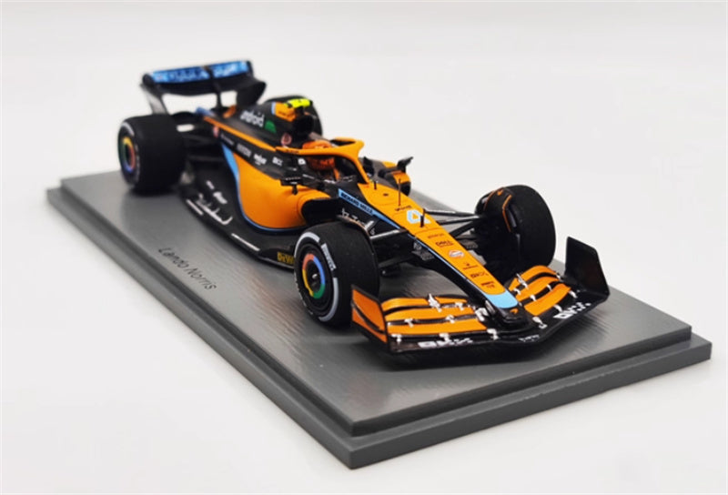 Spark McLaren MCL36 Miami #4 GULF GP 2022 LANDO NORRIS 1:43 Car Pre-built Model view6