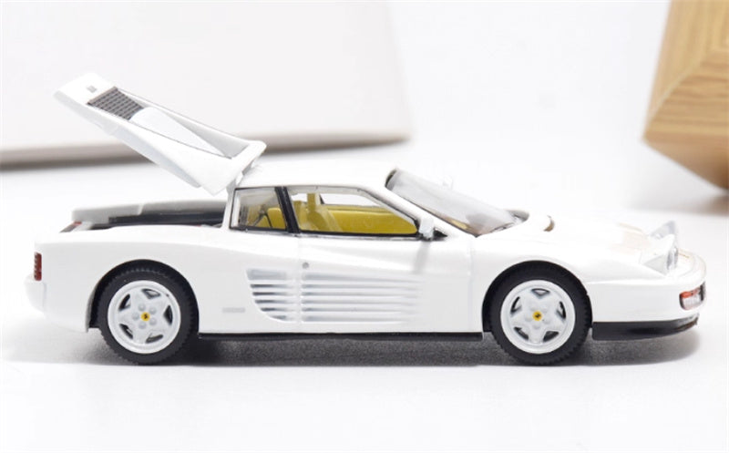 XF MODEL Ferrari Testarossa F110 supercar White 1:64 Car Pre-built Model view5