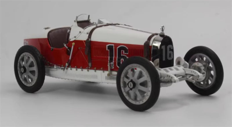 CMC Bugatti Typ 35 Grand Prix Nation Colour Project Monaco #16 1924 Limited Edition 1:18 Car Pre-built Model view6