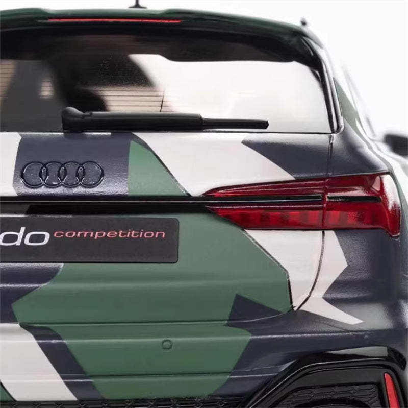 1:18 Audi ABT RS6 Avant C8  military green camouflage  GT SPIRIT W/ roof box Limited Edition 888PCS ONLY Resin Car Model