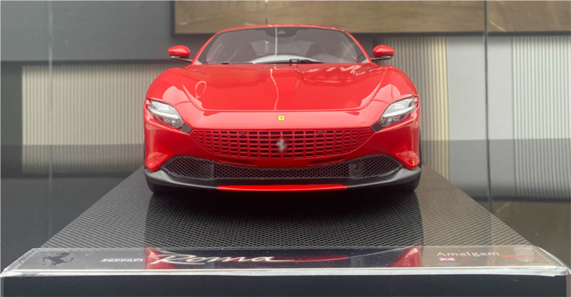 1:12 Ferrari Roma red Amalgam Hardtop Resin Car Model view8