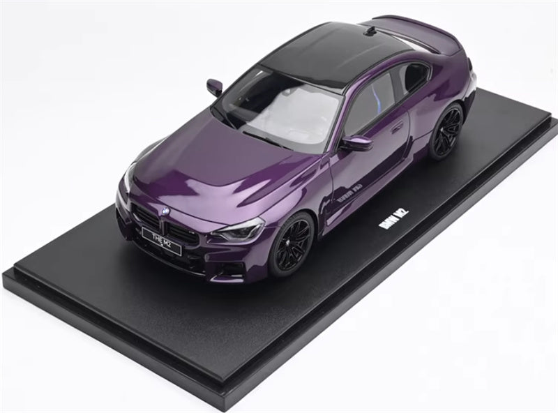 1:18 BMW M2 COUPE 2023 purple  GT SPIRIT Limited Edition Resin Car Model