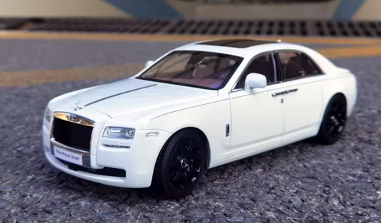 kyosho Rolls Royce RR ghost White w/ black wheels 1:18car Pre-a Model