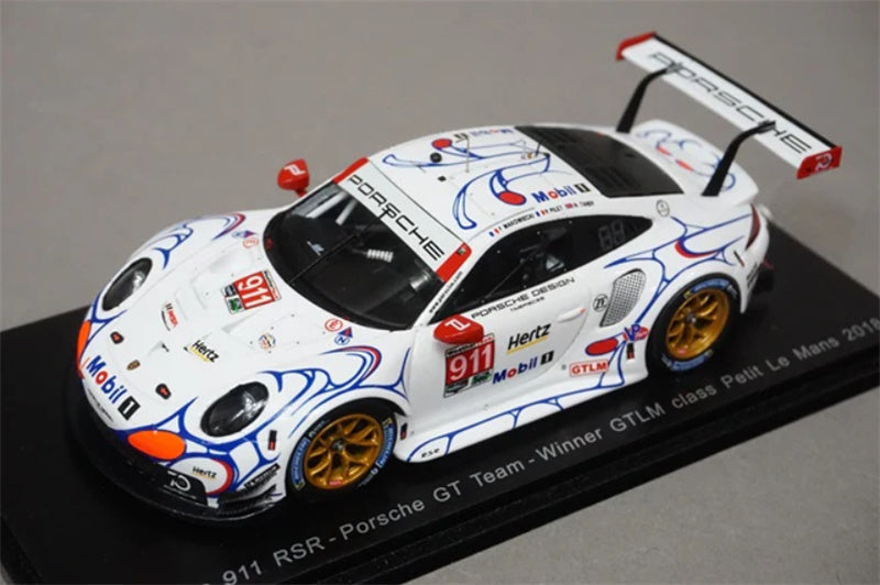 1:43 Spark Porsche 911 RSR Porsche GT Team Winner GTLM class Petit Le Mans 2018 view1