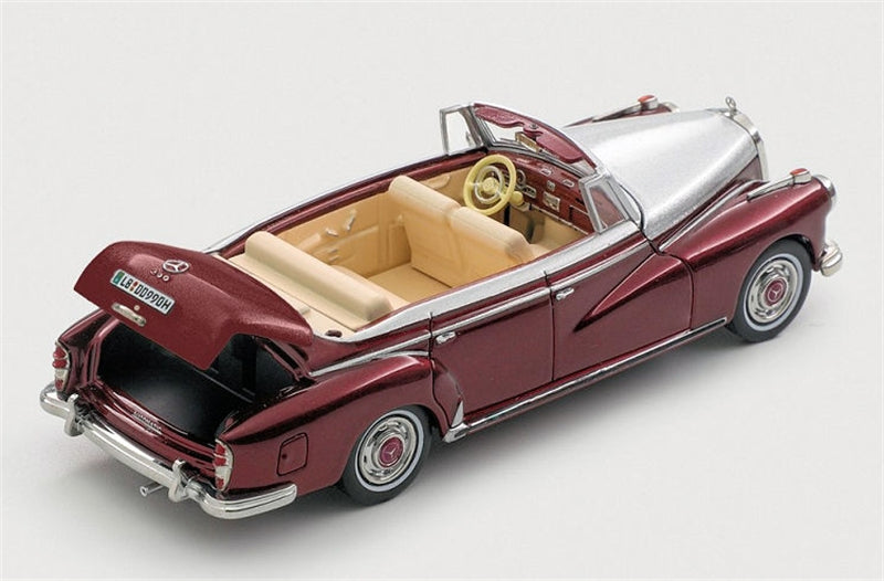 Mortal Model Mercedes Benz TYP 300D Cabriolet W189 Red Silver Double Limited Edition 799PCS ONLY LHD 1:64 car Pre-built Model view5