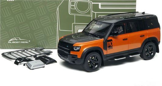1:18 Land Rover Defender 110 2020 Orange/Black Almost Real Limited Edition 600PCS ONLY DIECAST Model