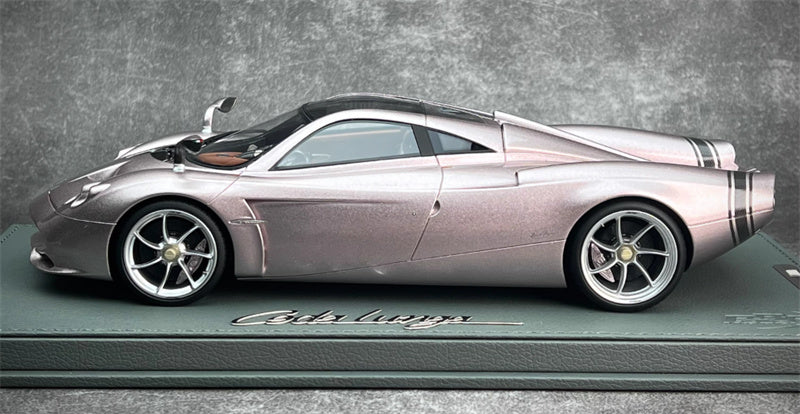 BBR MODELS PAGANI HUAYRA CODALUNGA IRIDESCENT BRONZO AYMARA Leather base Limited Edition 200PCS ONLY 1:18 Car Pre-built Model view6