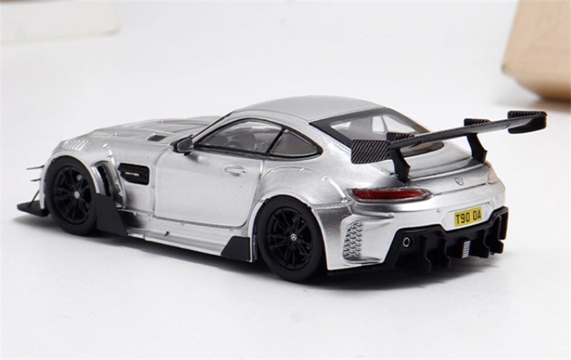 1:64 Mercedes Benz AMG GTS Silver BSC DIECAST Model