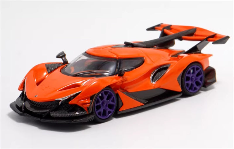 SmallcarsART Apollo IE Supercar orange Limited Edition 499PCS ONLY 1:64 Car Pre-built Model view9