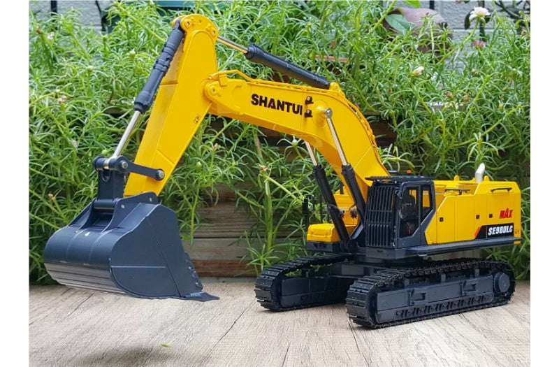 SHANTUI SE980LC Large-Scale Mining Excavator Yellow 1:35 Truck Pre-built Airliner Model Display view3
