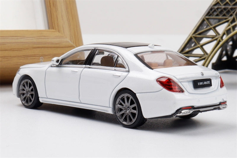 1:64 Mercedes Benz S500L W222 White Glory Model DIECAST Limited Edition 799pcs ONLY Model