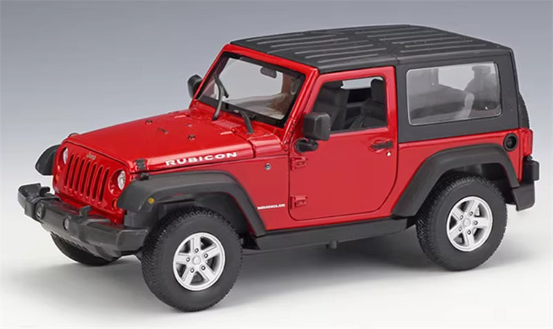 1:24 Jeep Wrangler 2007 Hardtop 2007 Red  WELLY  DIECAST Car Model