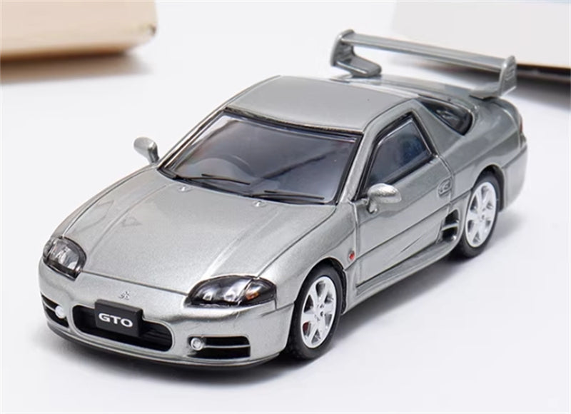 GAGHI MODELS Mitsubishi 3000GT GTO 1998 Silver 1:64 Car Pre-built Model