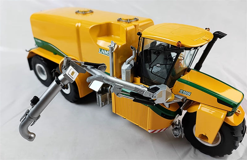 TEKNO Ploeger Oxbo 5105 LNMS tractor fertilizer applicator water tanker Yellow 1:32 Truck Pre-built Model