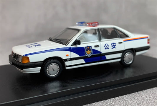 Rhino Model Audi 100 C3 Police car version 1:64 Car Pre-built Model view1