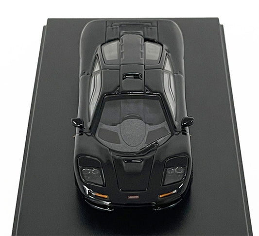 LCD-MODELS Mclaren F1 Super Car Midnight Black 1:64 car Pre-built Model view2