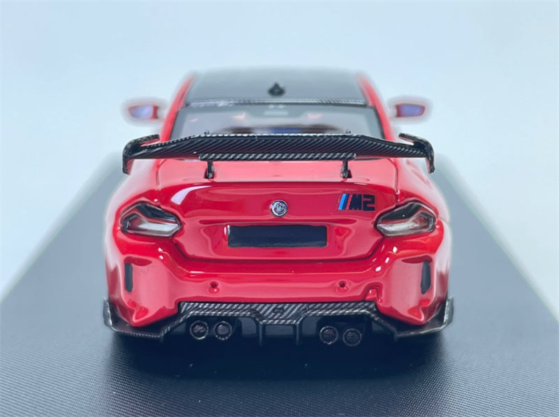 1:64 BMW M2 Mk2 G87 red SW Limited Edition 499PCS ONLY DIECAST Civil Car Model