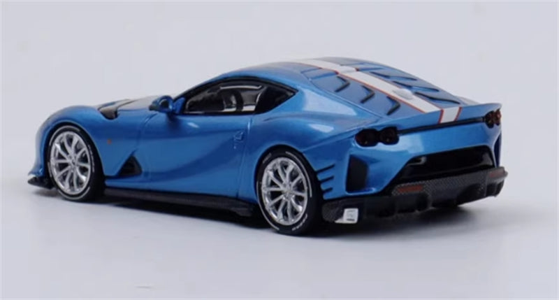 TOC Ferrari FE812C Coupe Sports BLU GENZIANA 1:64 Car Pre-built Model