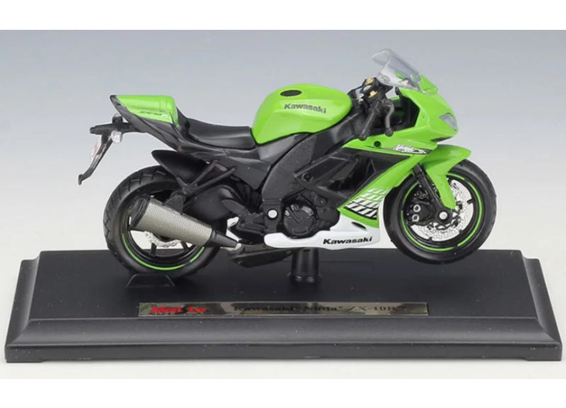 1:18 Kawasaki Ninja ZX-10R  Green  Maisto  Diecast Motorcycle Model