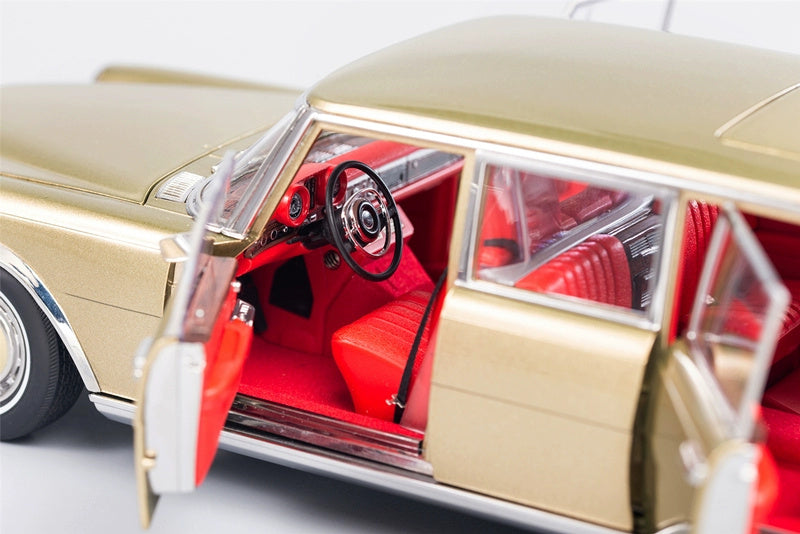 KengFai Mercedes Benz S600 Pullman Classic Car Champagne 1:18 DIECAST CAR