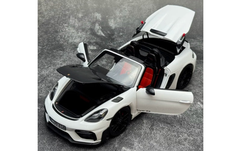 1:18 Porsche 718 Spyder RS White NOREV Convertible DIECAST Car Model