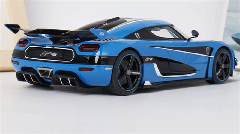 1:18 Koenigsegg Agera RS  Blue - Black Cover GT Spirit Limited Edition 800PCS ONLY Resin Model