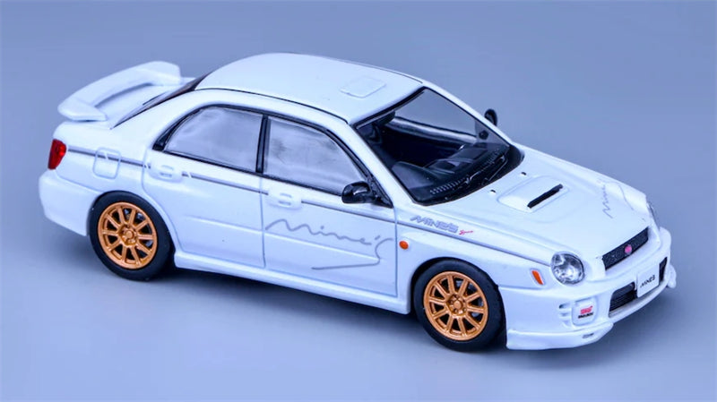 1:64 Subaru Impreza WRX STI 7th Generation Mines Sedan  White Furuya DIECAST Model