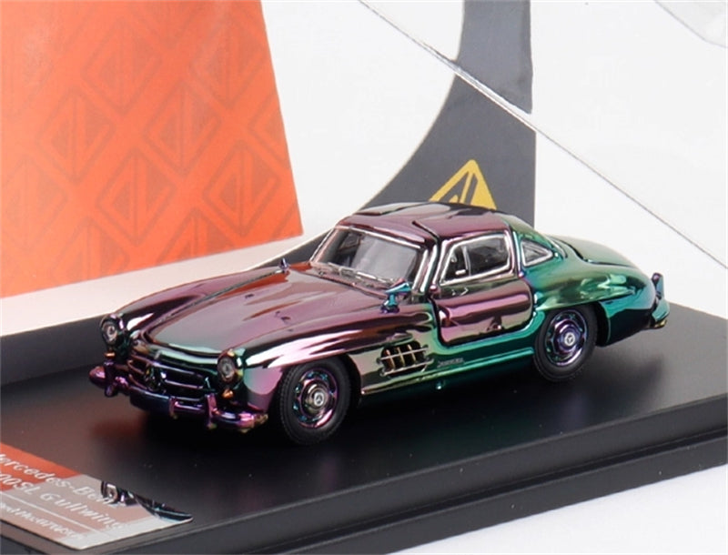 1:64 Mercedes Benz W198 300SL Chrome DCM DIECAST Limited Edition 300pcs ONLY Model