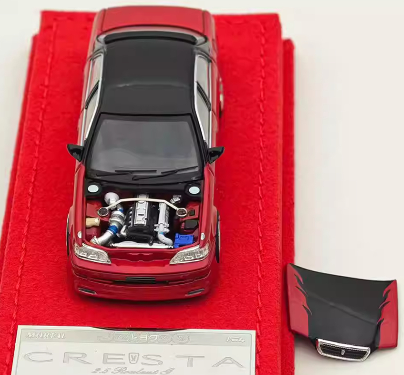 1:64 Toyota Cresta Pearl Red Mortal Model Limited Edition 1199PCS ONLY DIECAST Civil Car Model