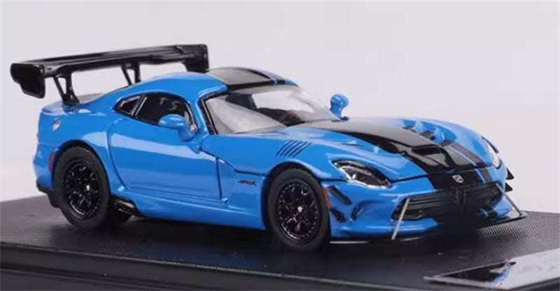 Hone Model Dodge VIPER ACR Competition Blue Limited Edition 299PCS ONLY 1:64 car Pre-built Model view4