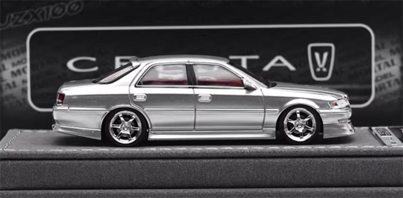 1:64 Toyota Cresta silver Mortal Model Limited Edition 1499PCS ONLY DIECAST Civil Car Model
