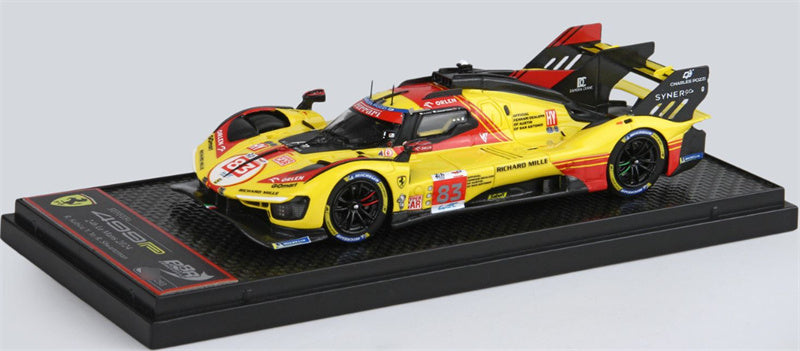 BBR MODELS Ferrari 499P #83 France Le Mans 2024 YIFEI YE LTD 293PCS 1:43 Model view1