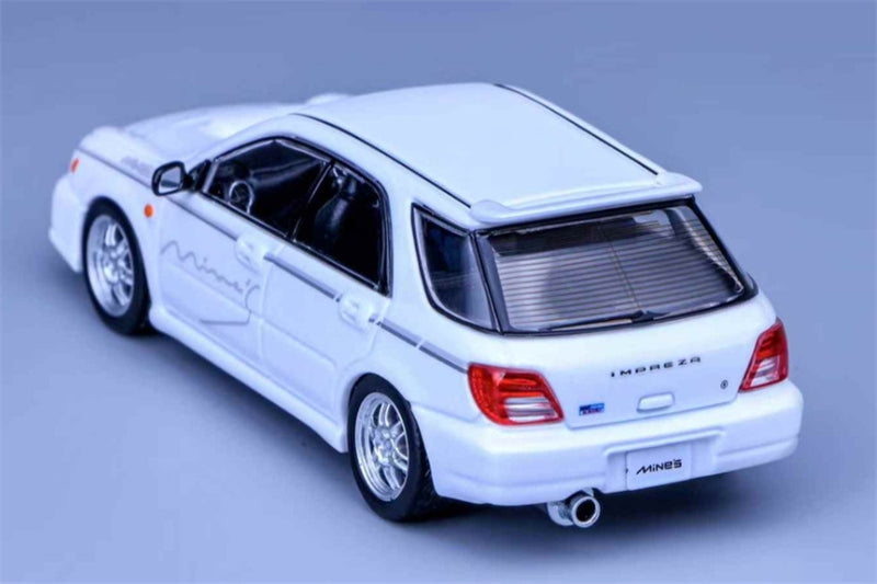 1:64 Subaru Impreza WRX STI 7th Generation Mines Wagon  White Furuya DIECAST Model