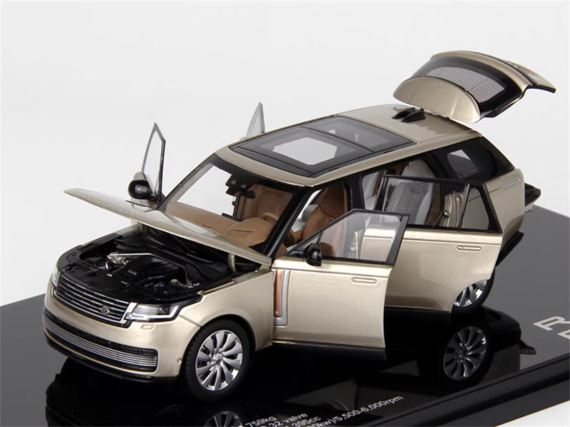 1:43 Land Rover Range Rover Honor Genesis 2022 golden  LCD MODELS Extended Edition DIECAST Car Model