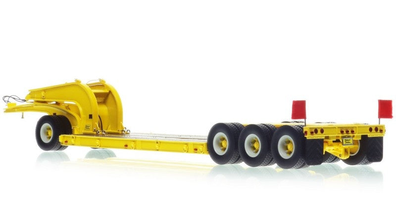 1:50 Talbert  1960s 60-Ton Cableneck Lowbed w/ Single-Axle Dolly Heavy Haul Replicas  Yellow Diecast Model