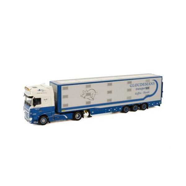 1:50 DAF GLOUDEMANS XF CAB 4X2 LIVE STOCK TRAILER 3 AXLE WSI   DIECAST Model